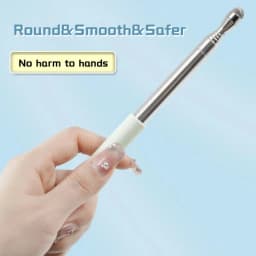 High Quality Stainless Steel Touch Screen Pen 68MM Telescopic Rod Teaching Pointer Reading Sticks Teaching Tools