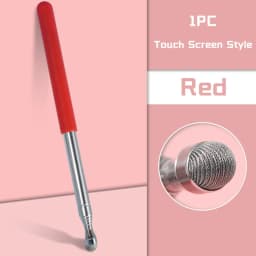 High Quality Stainless Steel Touch Screen Pen 68MM Telescopic Rod Teaching Pointer Reading Sticks Teaching Tools