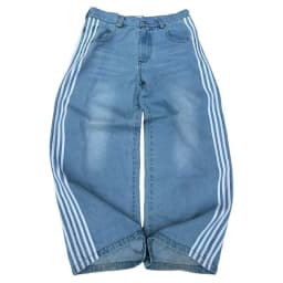 American Harajuku Style Baggy Jeans Y2K Streetwear Striped Denim Pant Men Women Casual Wide Leg Trousers Trendy High Street Pant