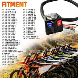 Motorcycle Headlight Horn Kill Switch For KTM EXC XCW EXCF TPI 125 150 200 250 350 450 500 525 530 For Husqvarna TE FE TX