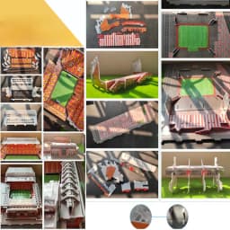 A Large 3D Paper Stadium Puzzle Model for Passionate Football Fans to Fight with Your Home Team,Halloween/Christmas gifts