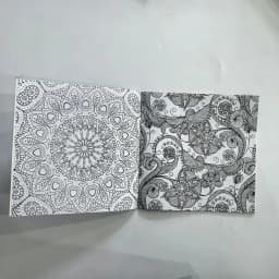1PCS 24 Page Mandala Flower Coloring Book Casual Hand Drawn Graffiti Art Leisure Book,Essential for parent-child education