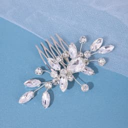 Luxury Crystal Rhinestone Flower Pearl Hair Comb Bridal Headband Tiara Hairpin Party Wedding Bridal Hair Accessories Jewelry