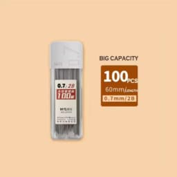 M&G Pencil Refill 2B/HB 0.5mm 0.7mm Graphite Refill Mechanical Pencil Refill Plastic Auto Replacement Pencil Refill