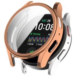 Silicone Case Glass For Samsung Galaxy Watch 7/6 40MM 44MM All-Around Screen Protector Soft TPU Protective Cover Watch7 44 Cases