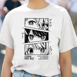 Oshi No Ko top tees teen kawaii Punk 2000s Digital women Trendy t-shirt Y2k Graphic Trendy aesthetic Vintage