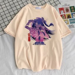 Oshi No Ko top tees teen kawaii Punk 2000s Digital women Trendy t-shirt Y2k Graphic Trendy aesthetic Vintage