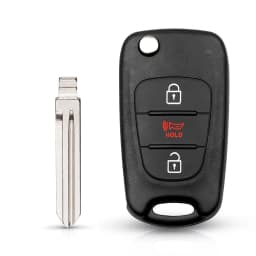 KEYYOU For Kia K2 K5 Rio 3 Ceed Sorento Sportage 3 BT Flip Remote Car Key Shell Case For Hyundai Solaris Accent Avante I30 IX35