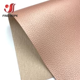 Litchi PU Leather Vinyl Fabric Faux Leatherette For Earring Sewing Clothing DIY Bow Decor Waterproof Handmade Material Roll