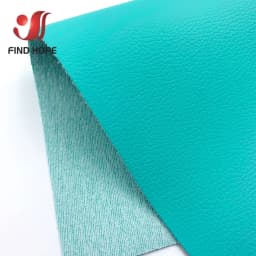 Litchi PU Leather Vinyl Fabric Faux Leatherette For Earring Sewing Clothing DIY Bow Decor Waterproof Handmade Material Roll
