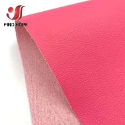 Litchi PU Leather Vinyl Fabric Faux Leatherette For Earring Sewing Clothing DIY Bow Decor Waterproof Handmade Material Roll