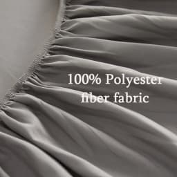 1 piece of solid color bed sheet for bedroom 100%Polyeste Elastic Band Around bedding Fitted Sheet Only (excluding pillowcases)