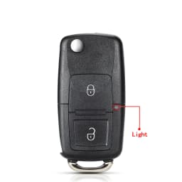 KEYYOU Flip Blank Case Car Remote Key Shell Fob For VW For Volkswagen Golf Polo Caddy Jetta Beetle Touran Octavia Eos Scirocco
