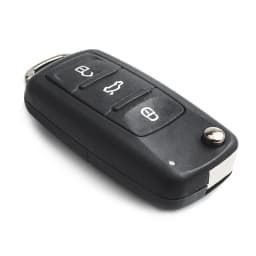 KEYYOU Flip Blank Case Car Remote Key Shell Fob For VW For Volkswagen Golf Polo Caddy Jetta Beetle Touran Octavia Eos Scirocco