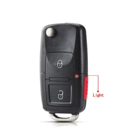 KEYYOU Flip Blank Case Car Remote Key Shell Fob For VW For Volkswagen Golf Polo Caddy Jetta Beetle Touran Octavia Eos Scirocco
