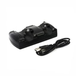 Dual Charging Holder Dock Charger Stand +USB Power Cable Cord for Playstation Dualshock 3 PS3 Gamepad Controller Move Navigation