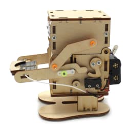 DIY Robot Eating Coin Model Assemble Kit Mini Teaching Learning STEM Project Science Education Aid Gift for School Lab