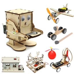 DIY Robot Eating Coin Model Assemble Kit Mini Teaching Learning STEM Project Science Education Aid Gift for School Lab