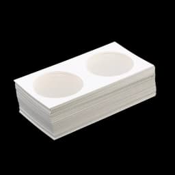 50PCS Square Cardboard Case Coin Album Commemorative Coin Paper Protective Clip Coin Supplies Storage 20.5/23/25/27.5/31.5/40mm