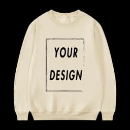 2025 New Unisex Hatless Sweatshirt Customize Your Logo Crew Neck Sweater Fashion Men's Women's Casual Sweater
