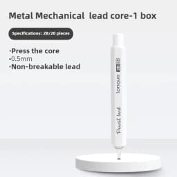 Metal Mechanical Pencil 0.3/0.5/0.7 mm Low Gravity Drawing Automatic HB Pencil Set with Leads Office School Writing Art Supplies