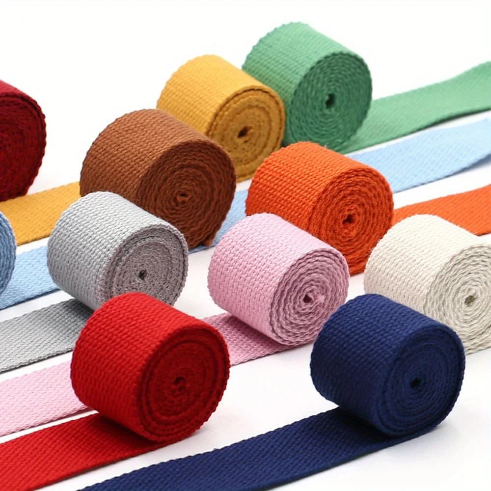 5M*32mm Portable Webbing Strapping for Backpack Bag DIY Sewing Belt Accessories Apparel Decoration Ribbon