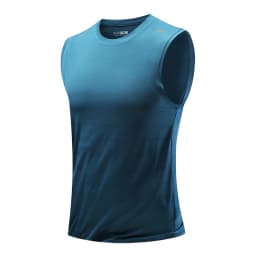 CHRLCK Men's Running Vest Quick Drying Gym Tank Top Men Fitness Sleeveless Shirt Male Mesh Breathable Fitness Sports Vest