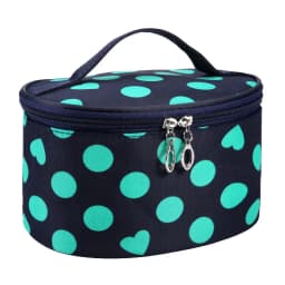 1pcs Dot Bowknot Women Lace Patchwork Organizer Bag Makeup Cases Female Lace Cosmetic Bag Waterproof Cosmetic Pouch Home