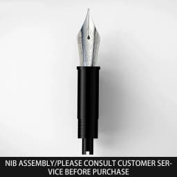 HongDian No.35 Fountain Pen Nib Unit - Converter/Piston version Soft EF/F/M Nibs OEM Replacement for Calligraphy Writing