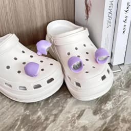2pcs Hollowed-Out Shoes Lights Glowing Slipper Decoration Charm Headlights For Crocs Cloggs Shoe Headlight Waterprof Hiking