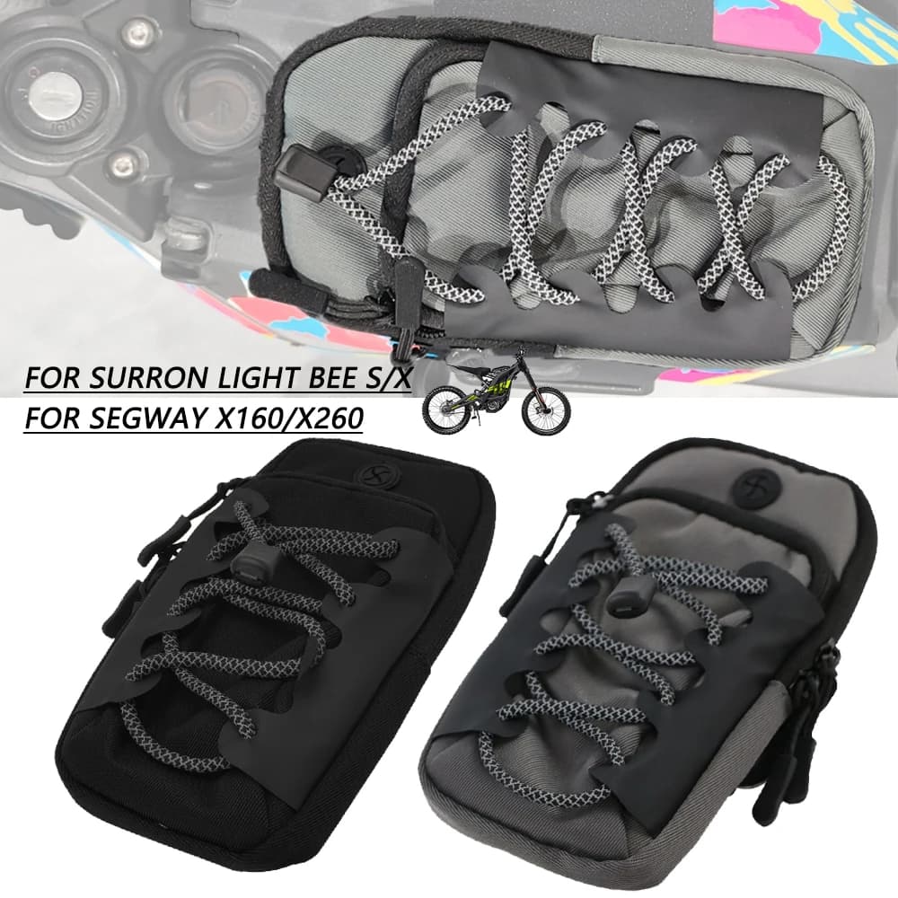 Battery Cover Pack Storage Bag Motorcycle Accessories For Yozma IN10 Surron Light Bee X S Segway X160 X260 Electric E-Bike Moto