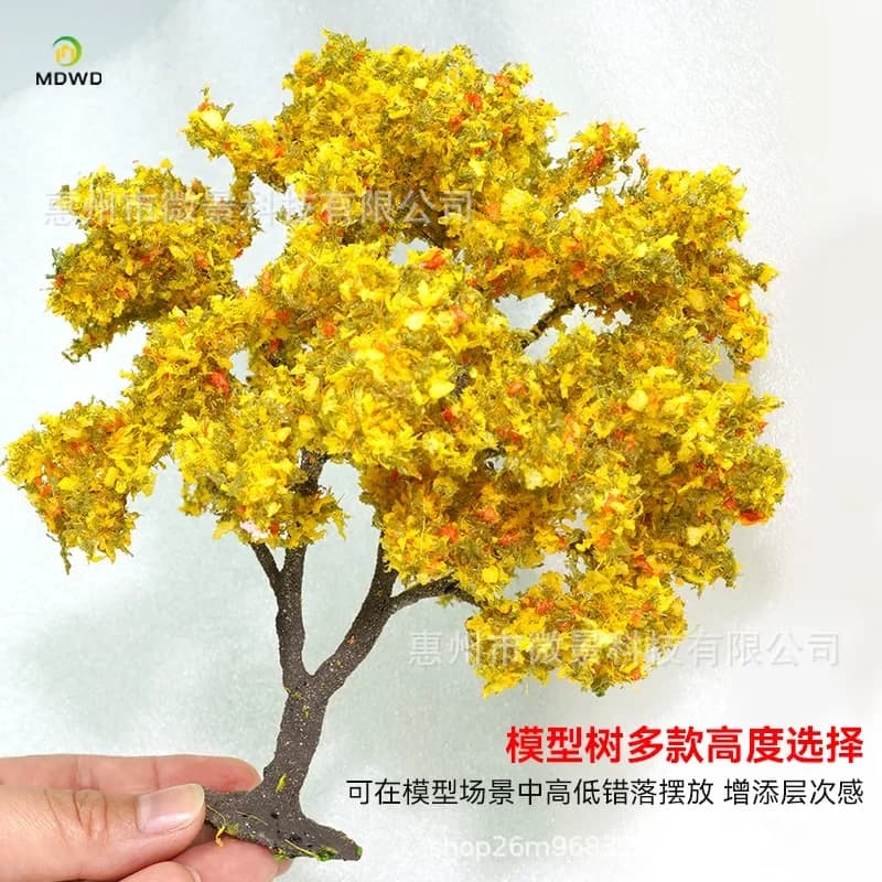 Hot-selling Model Material Wire Tree Model Mountain Sand Table Decoration Diy Model Green Tree Train Railway Railroad Layout