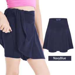 Girls Tennis Athletic Skirt with Side Pocket Shorts High Waist Active Skort for Girls Kids Teen FW103