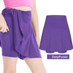 Girls Tennis Athletic Skirt with Side Pocket Shorts High Waist Active Skort for Girls Kids Teen FW103
