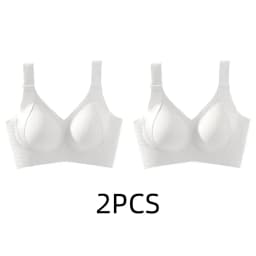 1/2PCS Women's Seamless Underwear, Thin Style, Large Breasts, Small Breasts, No Wires, Pull-up And Anti-sagging Large Size Bra