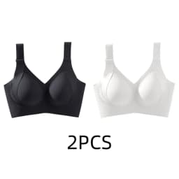 1/2PCS Women's Seamless Underwear, Thin Style, Large Breasts, Small Breasts, No Wires, Pull-up And Anti-sagging Large Size Bra