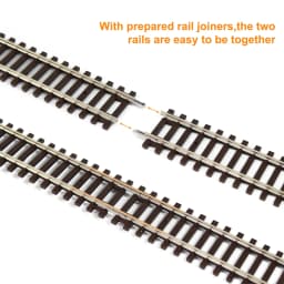 Evemodel Model Trains HO Scale 1:87 Straight Curved Track Copper-Nickel Rail Code 100