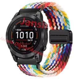 Quick Fit For Garmin 26mm 22mm Band Weaves Nylon Loop Magnetic Correa For Garmin Fenix 5 Instinct 2X Fenix 3 Strap Watchband