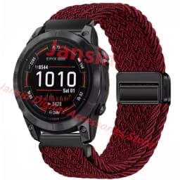 Quick Fit For Garmin 26mm 22mm Band Weaves Nylon Loop Magnetic Correa For Garmin Fenix 5 Instinct 2X Fenix 3 Strap Watchband