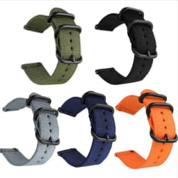 18mm 20mm 22mm 24mm Nylon Fabric Watch Bands Sport Strap For Samsung Galaxy Watch 3 Band Bands Amazfit GTR GTS Huawei GT2