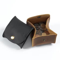 Leather Snap Closure Wallet Mini Coin Purse Money Bag Vintage Key Holder