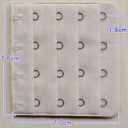 7.6cm Bra Extenders 4 Hooks 4 Rows, Adjustable Bra Strap Extension for Women, Plus Size/Maternity Comfort Underwear Accessories