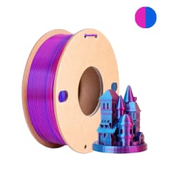 Three Color PLA Silk Filament 250g per Roll Net Weight, Suitable for FDM 3D Printers, 1.75mm Silk PLA 3D Printing Material.