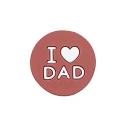10pcs Love DAD Silicone Beads Kids Teething Toddler Toys Food Grade Silicone Teethers DIY Pacifier Toy Accessories