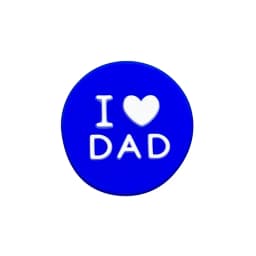 10pcs Love DAD Silicone Beads Kids Teething Toddler Toys Food Grade Silicone Teethers DIY Pacifier Toy Accessories