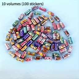 Mini DIY Stickers - 1000+ Patterns Randomly Selected, Reusable Paper Charms for Personalized Accessory Crafts|Playful Design