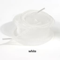 4cm Wide Fishtail Organza Shoelaces Wave Chiffen Yarn Bow Laces Beauty White Casual Sneaker DE Training Shoes Laces(1pairs)