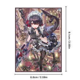60pcs 66*91mm Laser Animation Sleeve WS Trading Card Sleeve DTCG or PKM Card Protective Sleeve Valentine's Day Gifts
