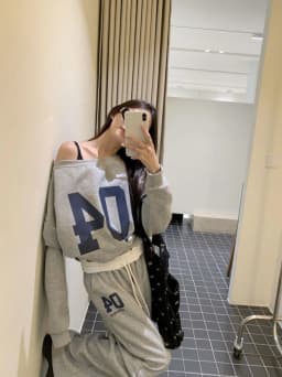 American fashion retro sports pants for women in spring and summer high waisted and drooping casual pants loose pants