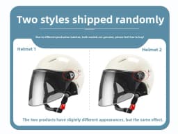 New Motorcycle Helmet MEN Woman Electric Motor Car Scooter Bike Open Face Half Helmet Anti Safety Hat Bicycle Cap With Goggles